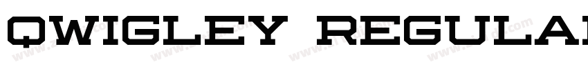 Qwigley Regular字体转换 Qwigley Regular字体转换